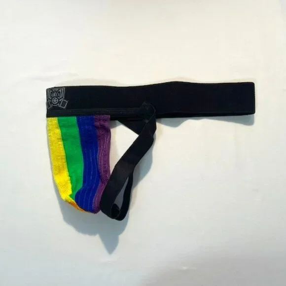 FORT TROFF Size "S" PRIDE MVP Athletic Supporter- Black/Gray/White - Jock - Picture 9 of 10